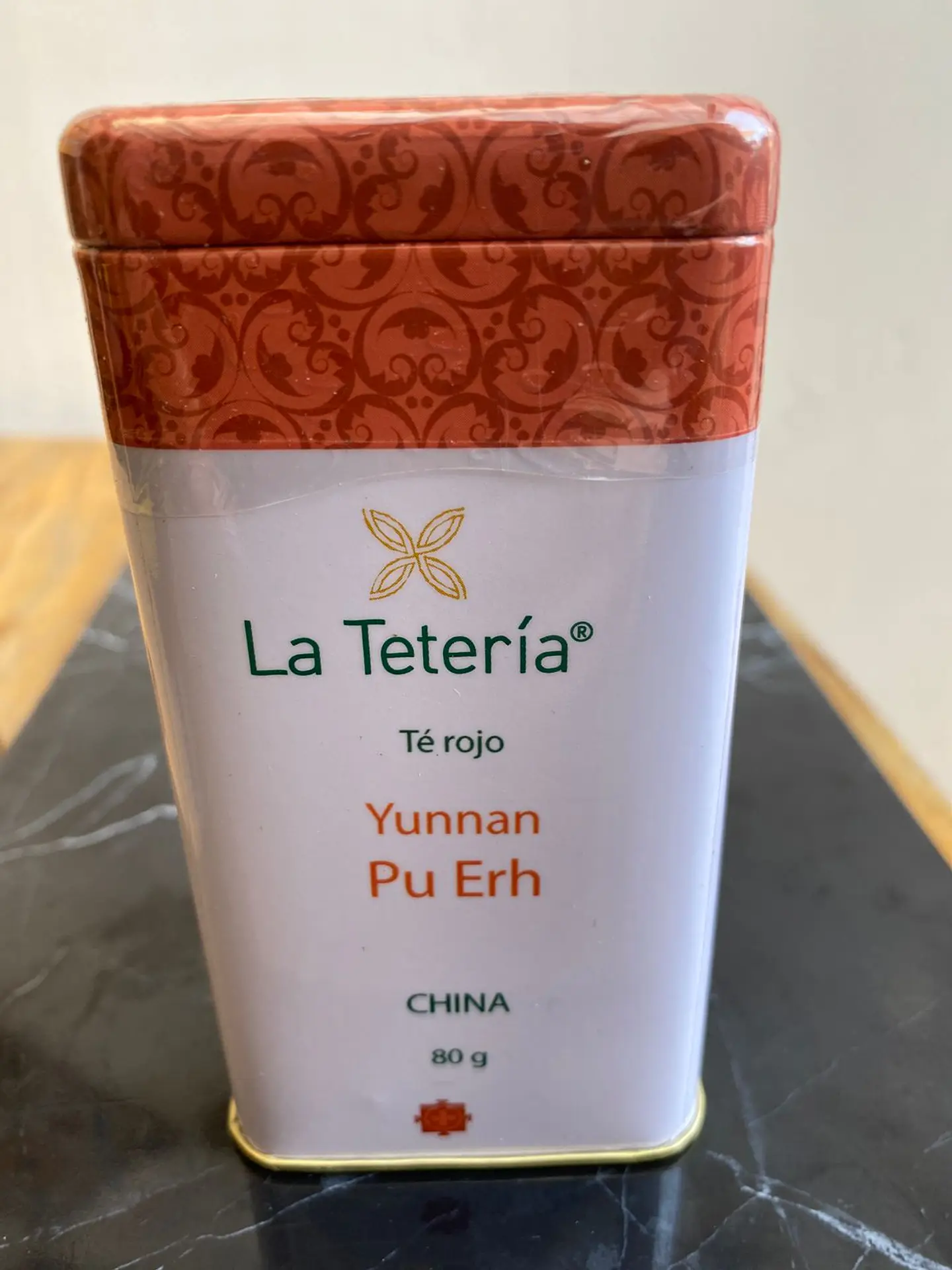 La Tetería - Té rojo Pu Erh tarro 80gr  1