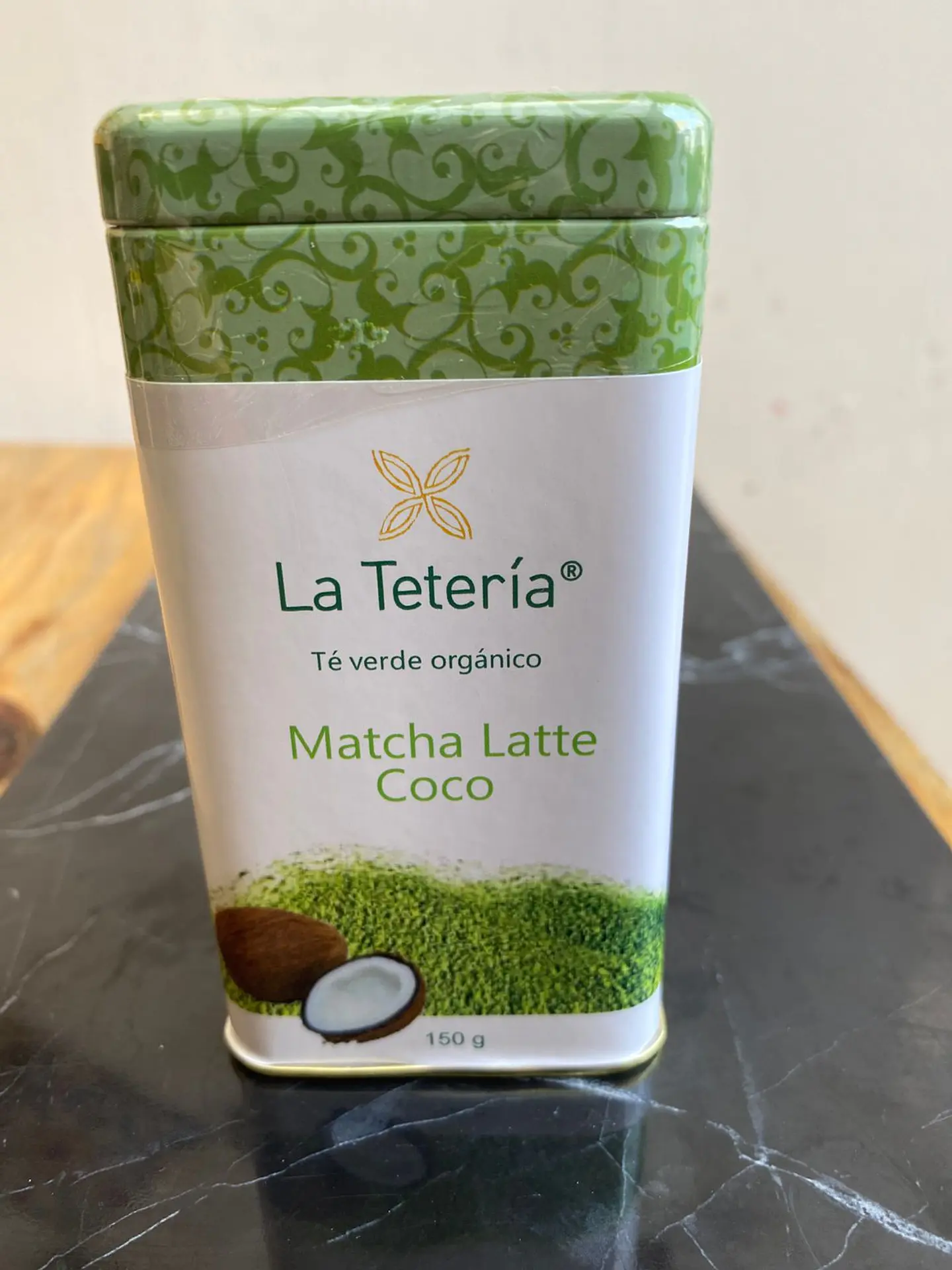 La Tetería - Matcha Latte Coco Organico tarro 150g  1