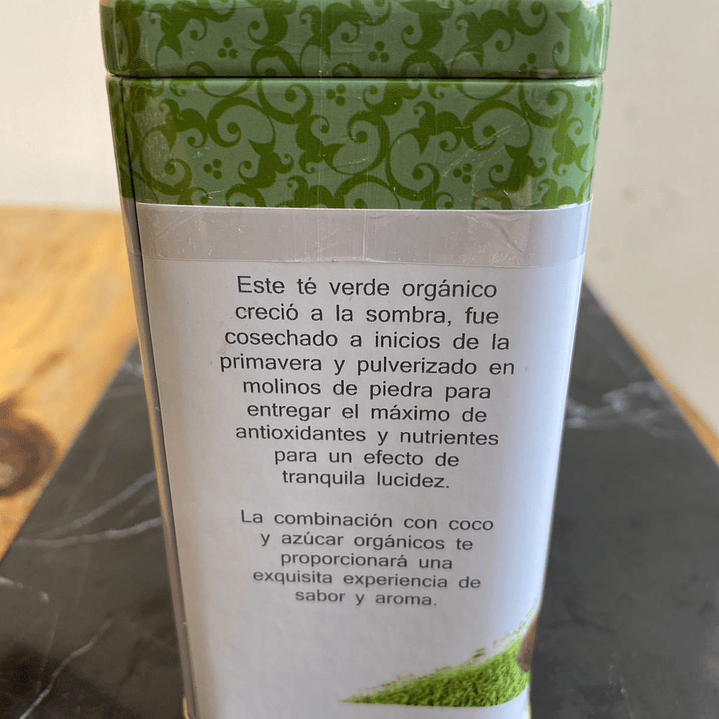 La Tetería - Matcha Latte Coco Organico tarro 150g  2