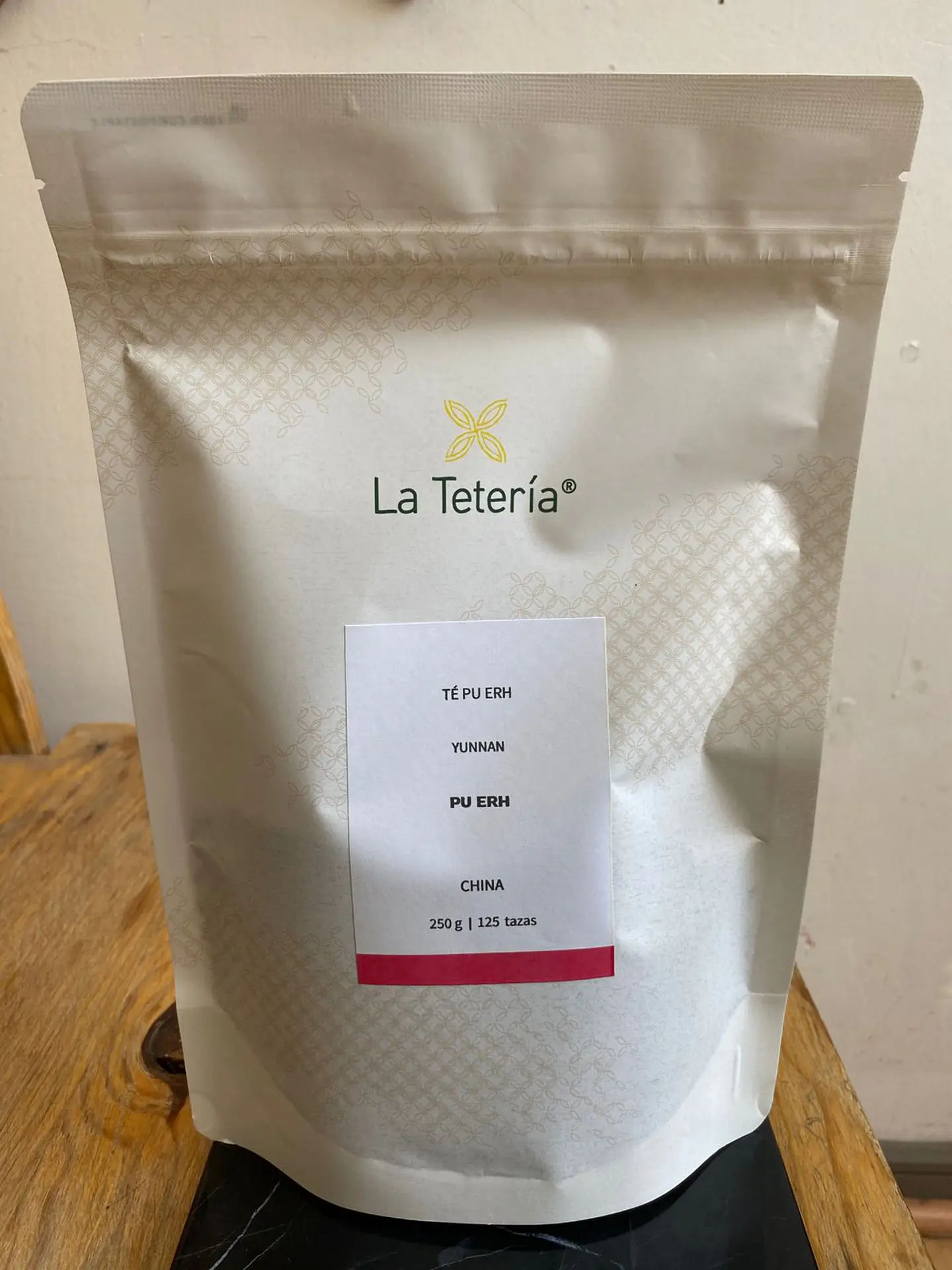 La Tetería - Té rojo Pu Erh  doypack 250gr  1