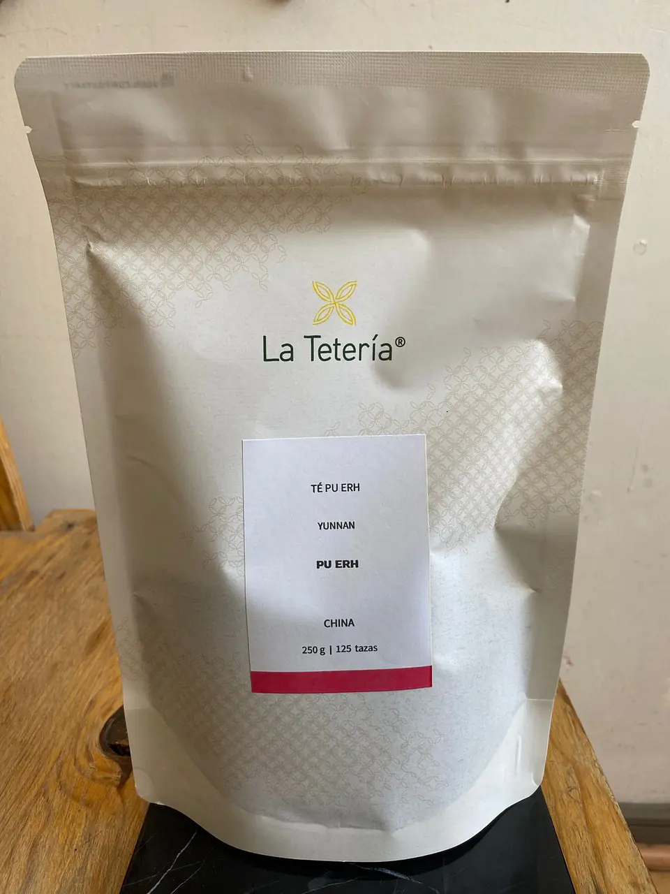 La Tetería - Té rojo Pu Erh  doypack 250gr  1