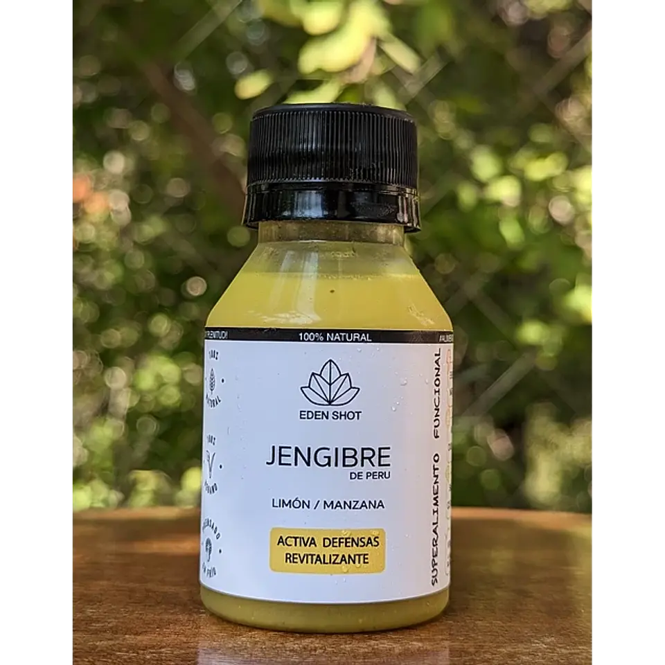 Eden Shot - JENGIBRE/ limón - manzana 100ml  1