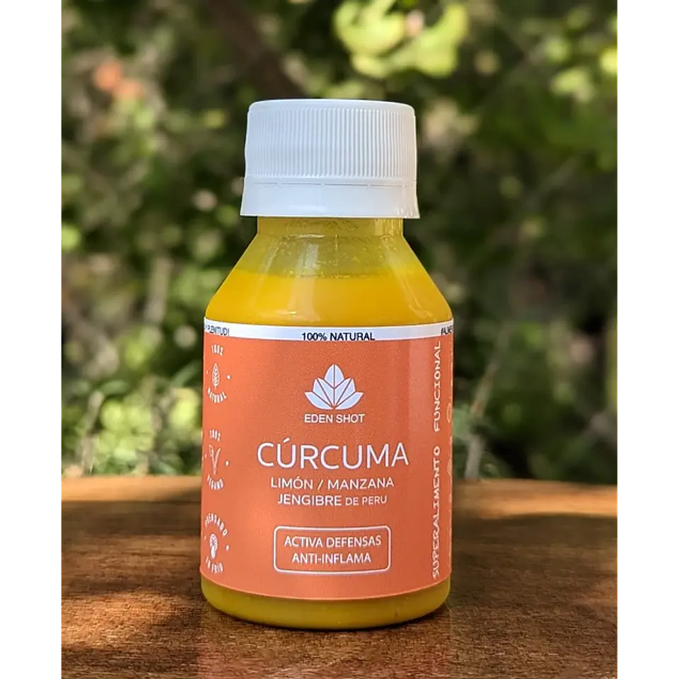 Eden Shot - CURCUMA/ limón manzana jengibre 100ml  1