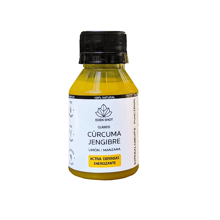 Eden Shot - CURCUMA/JENGIBRE- limón - manzana 100ml  1