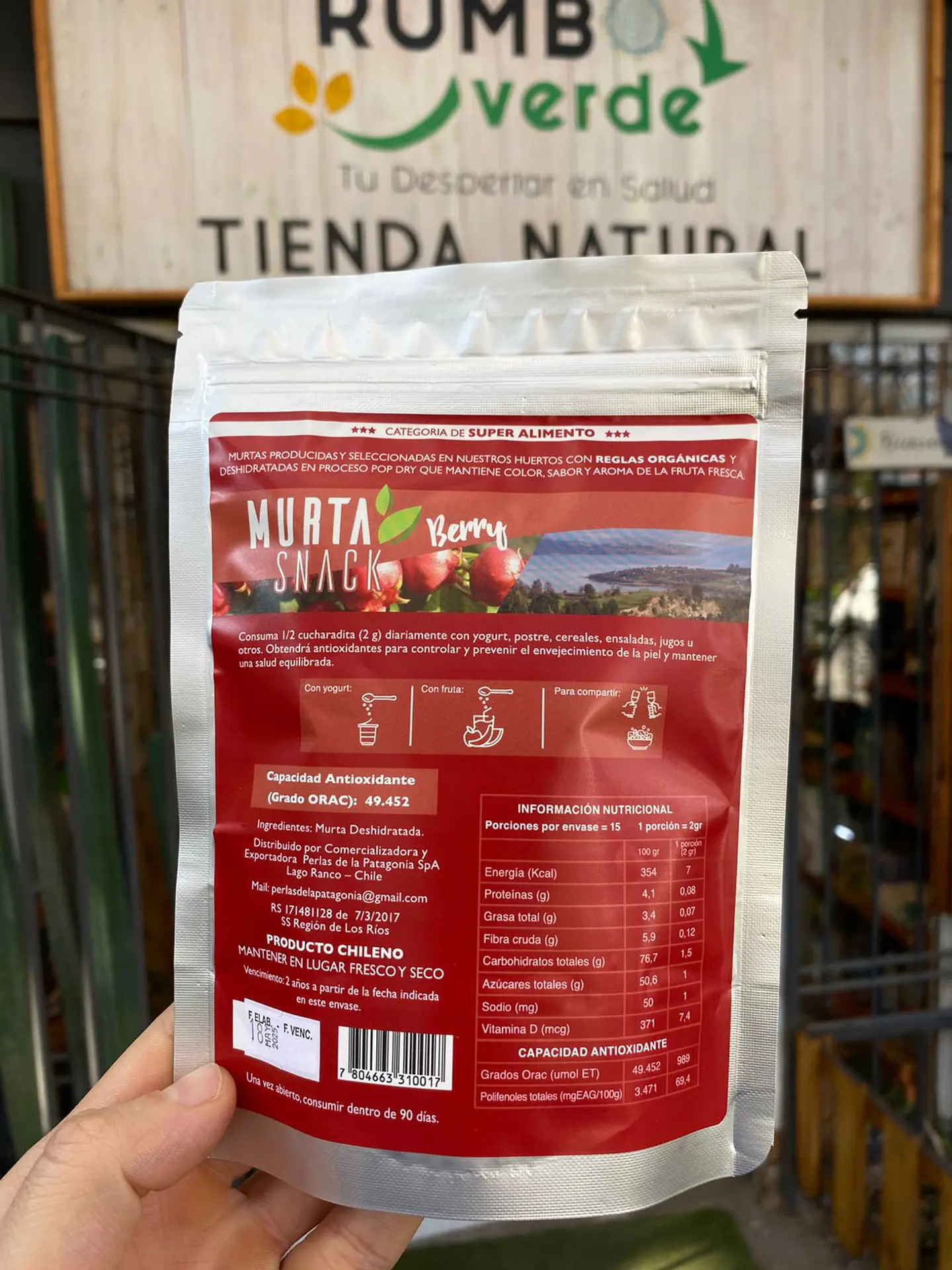 Camicahue - Murta Snack 30grs  2