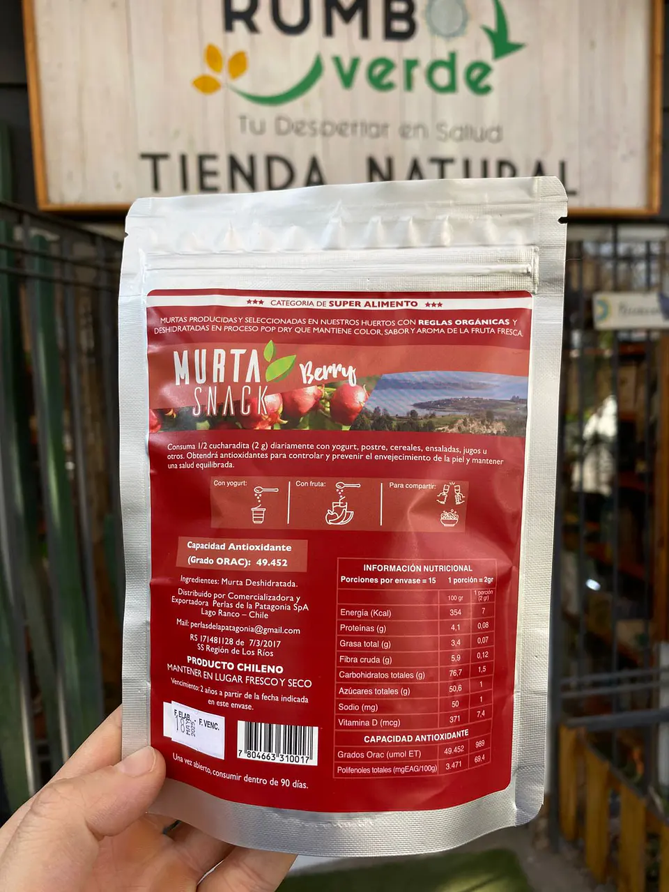Camicahue - Murta Snack 30grs  2