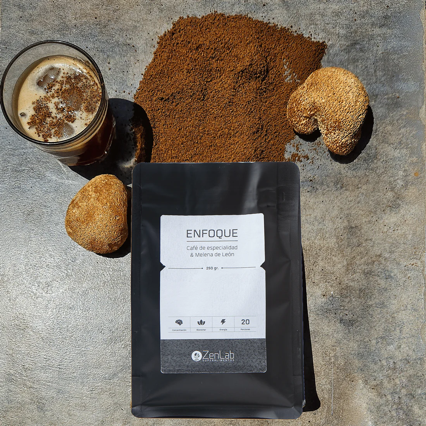 ZenLab - Cafe de Especialidad con Melena de Leon 250g  2