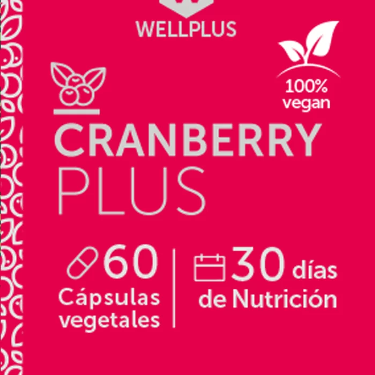Cranberry  Plus 60 caps Wellplus 2