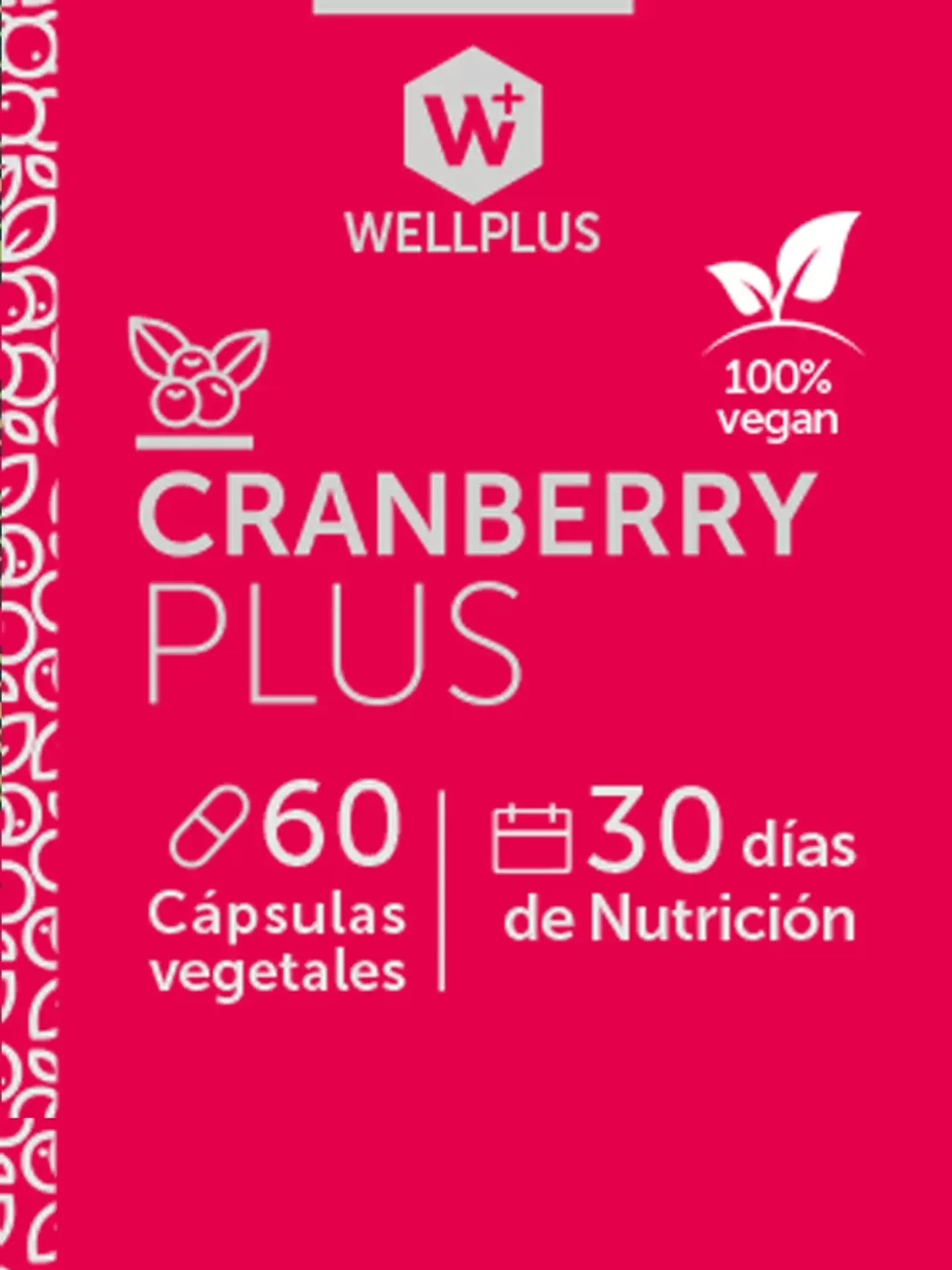 Cranberry  Plus 60 caps Wellplus 2
