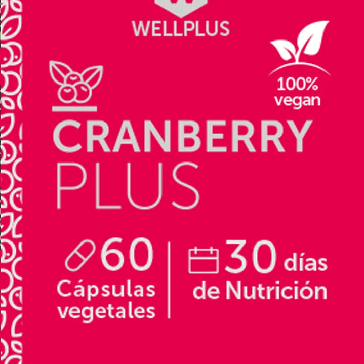 Cranberry  Plus 60 caps Wellplus 2