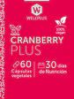 Cranberry  Plus 60 caps Wellplus - Miniatura 2