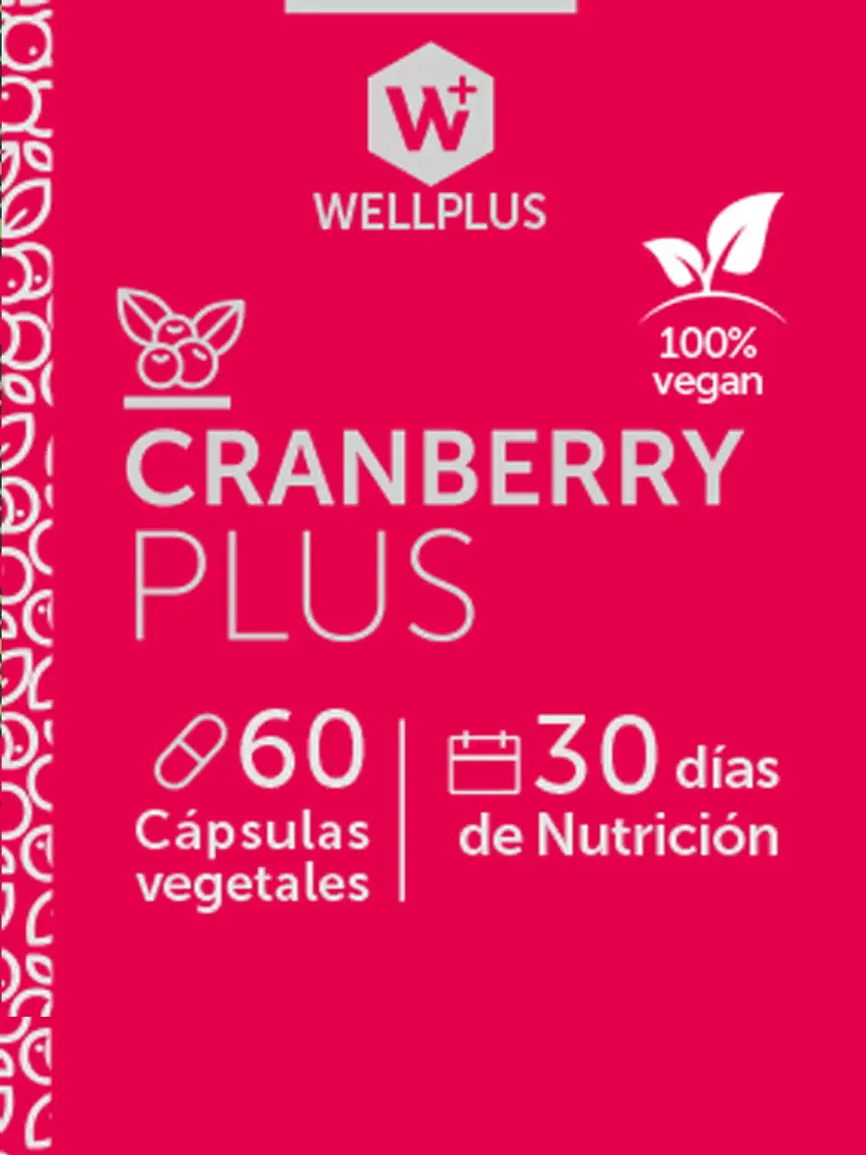 Cranberry  Plus 60 caps Wellplus 2