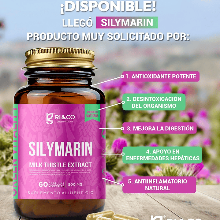 Ri and Co - Silymarina 50mg 60c  1