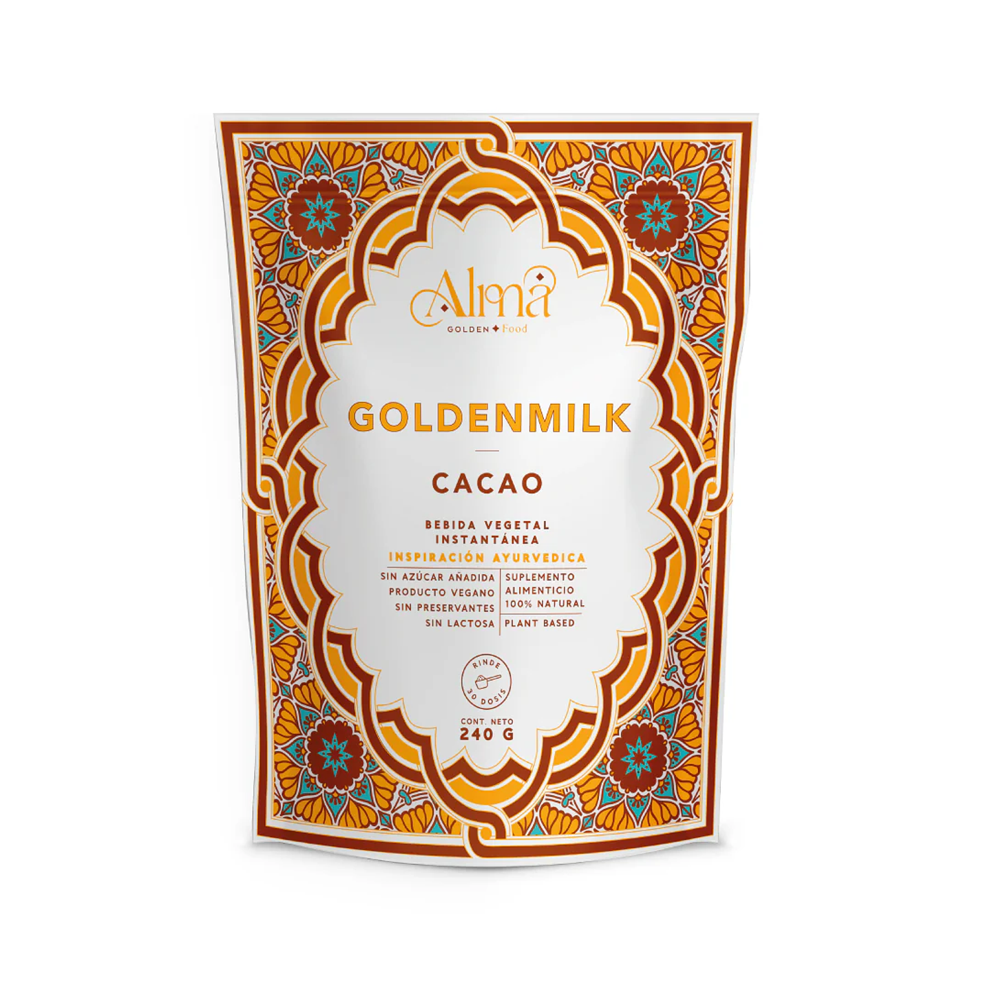 Alma - Leche Dorada Cacao 240g  1