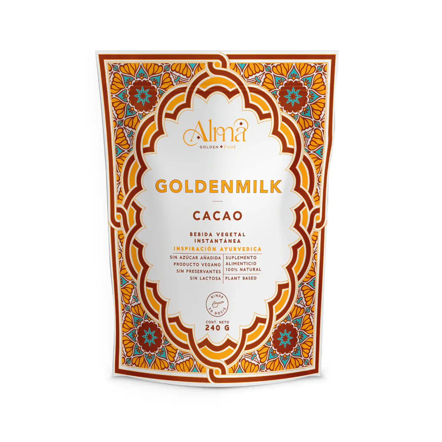 Alma - Leche Dorada Cacao 240g  1