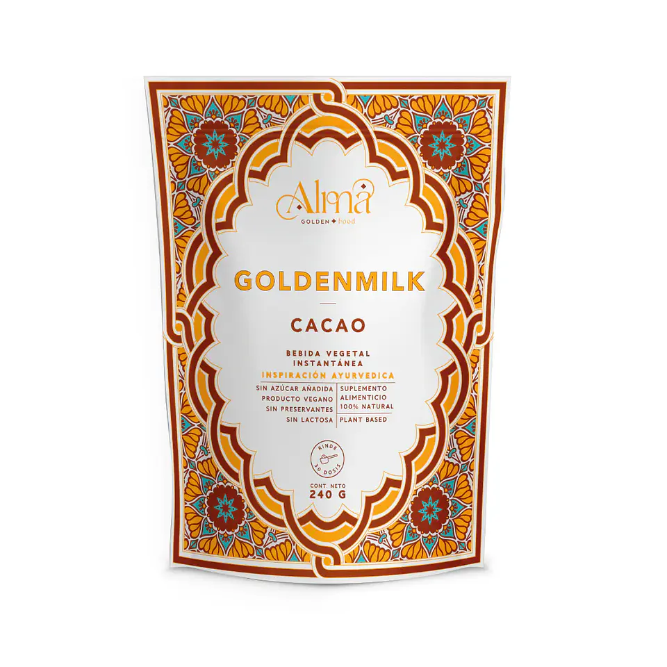 Alma - Leche Dorada Cacao 240g  1