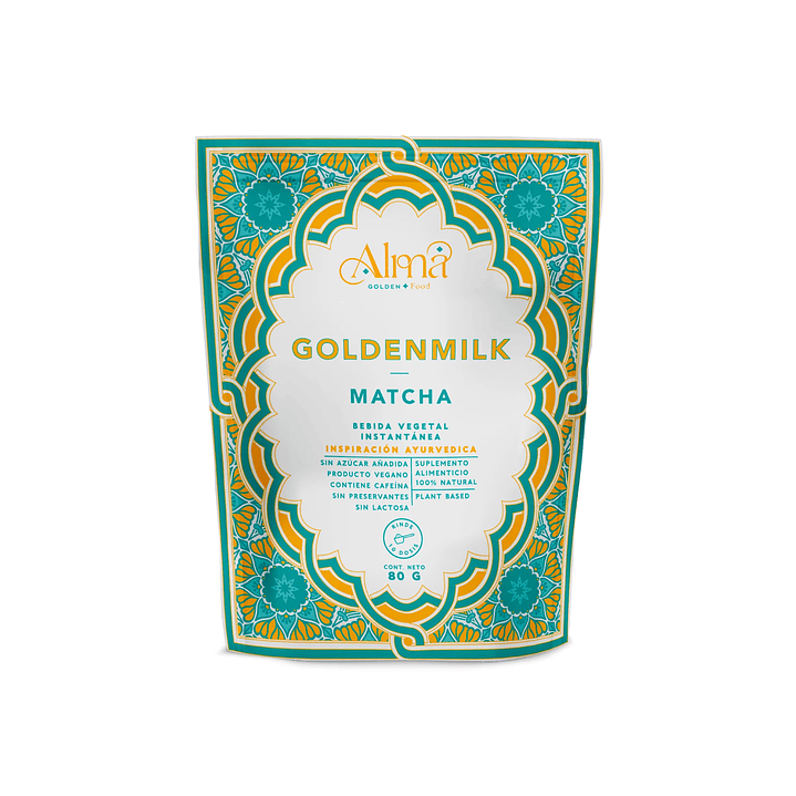 Alma - Leche Dorada Matcha 80g  1