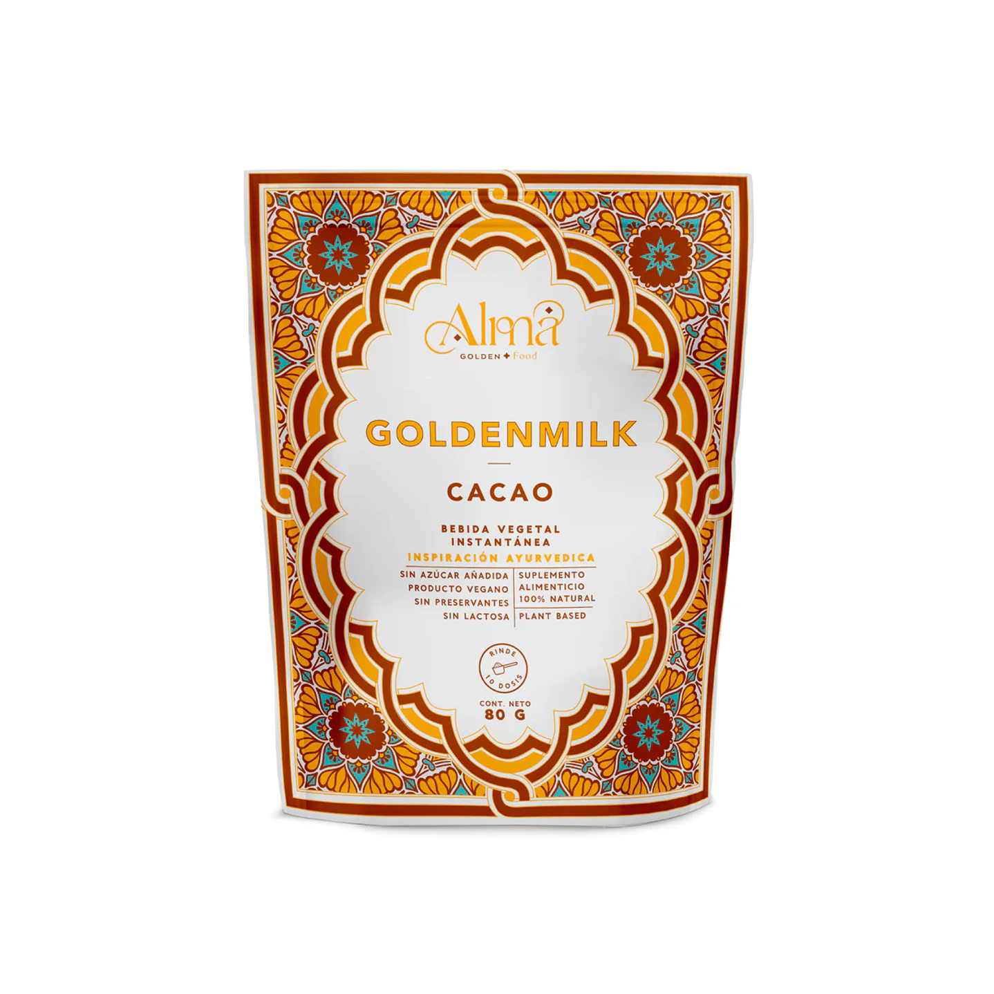 Alma - Leche Dorada Cacao 80g  1