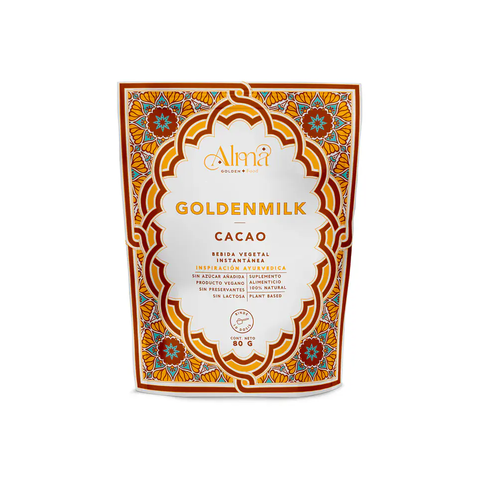 Alma - Leche Dorada Cacao 80g  1