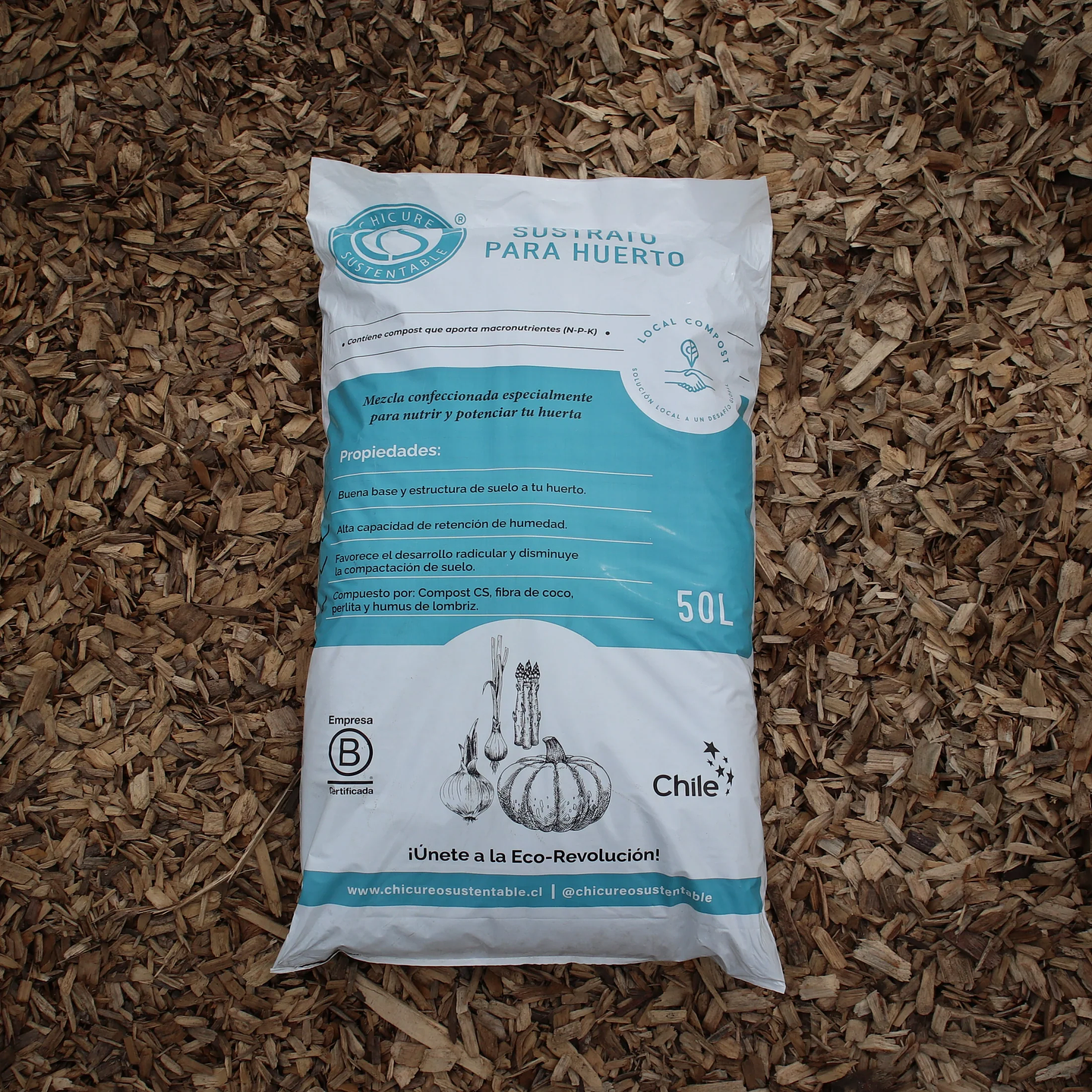 Chicureo Sustentable - Sustrato Huerto 50L  1