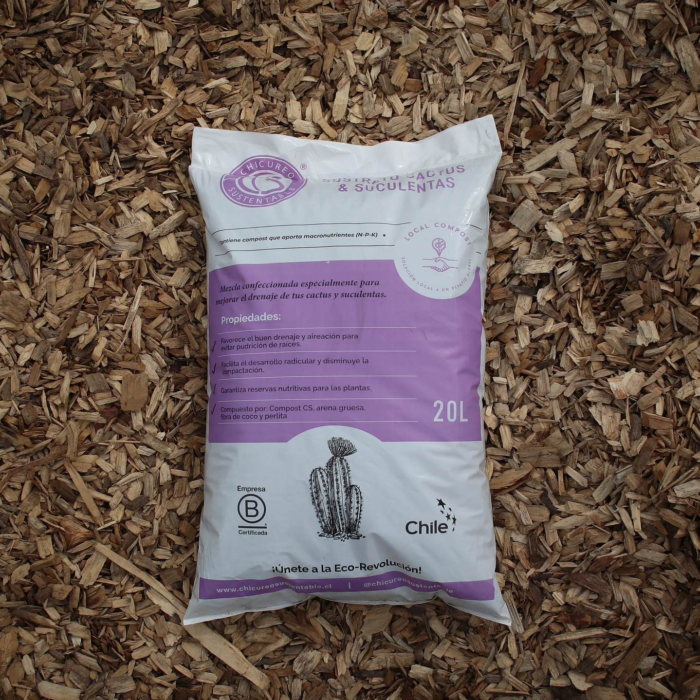 Chicureo Sustentable - Sustrato Suculentas 20L  1