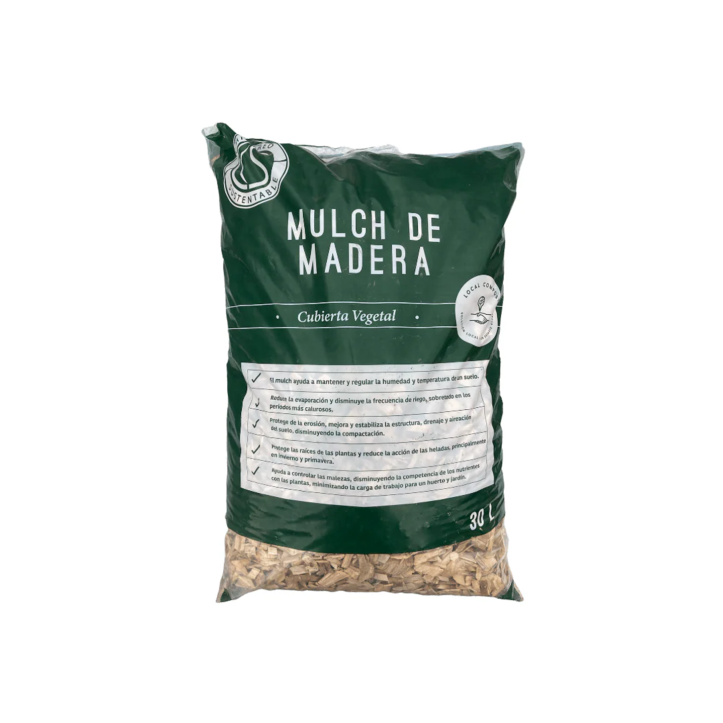 Chicureo Sustentable - Mulch Natural 30L  1