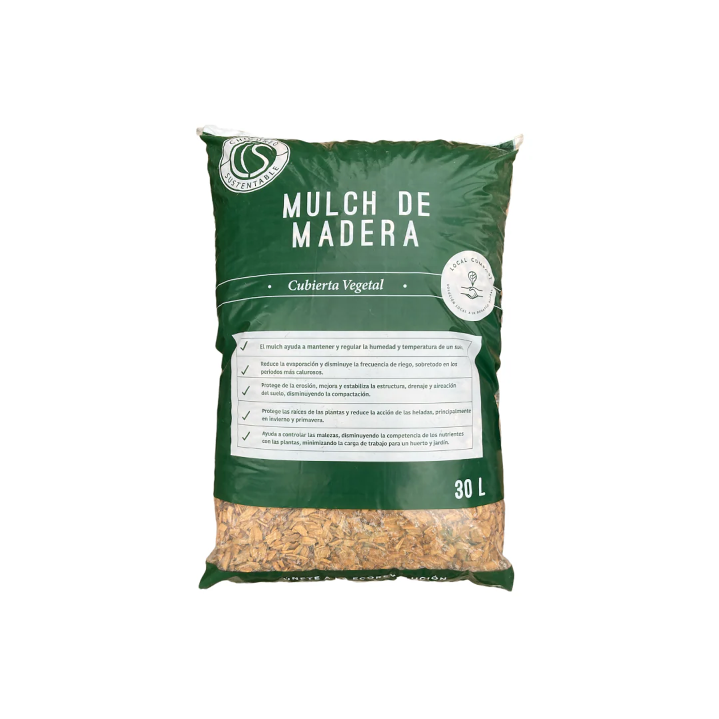 Chicureo Sustentable - Mulch Amarillo 30L  1