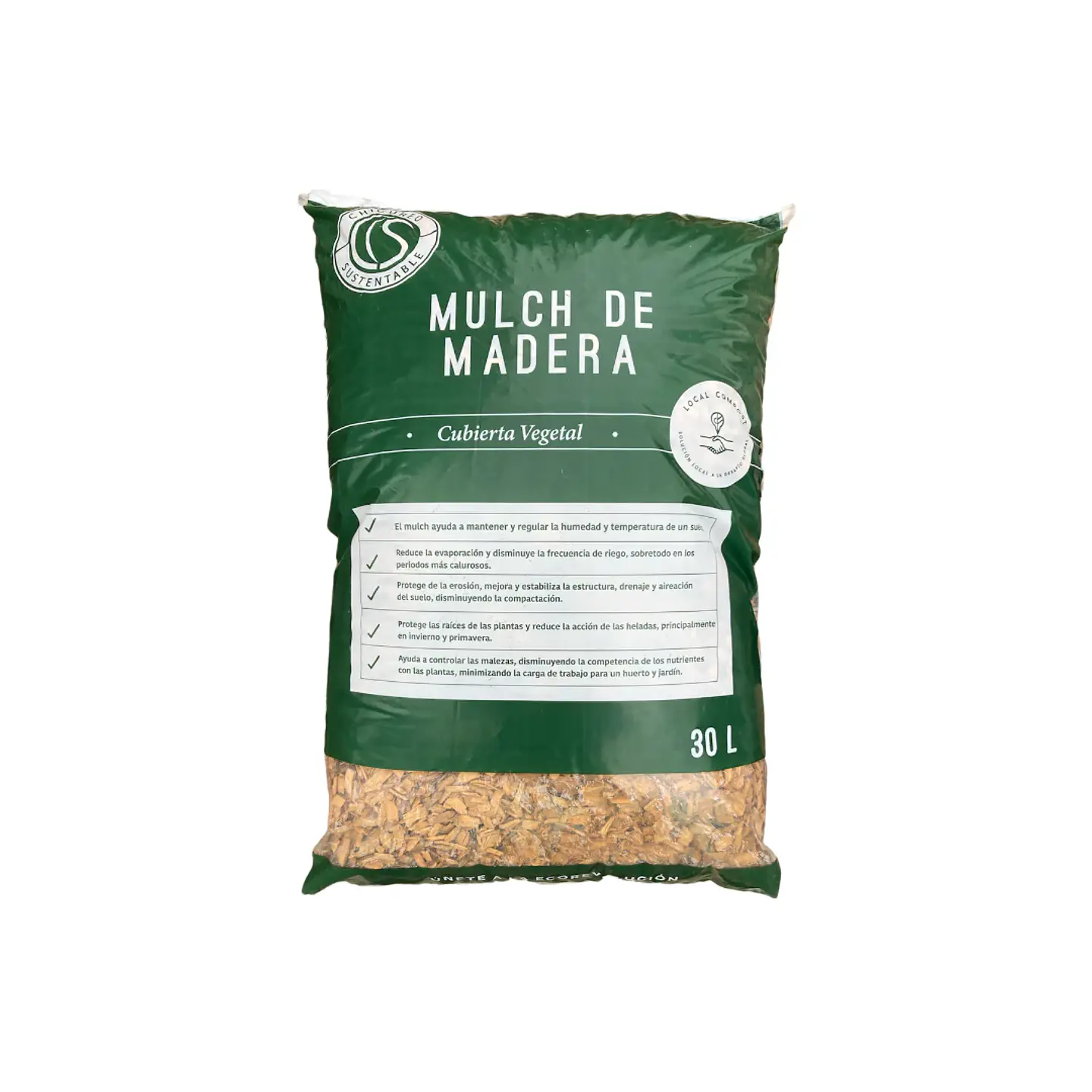 Chicureo Sustentable - Mulch Amarillo 30L  1
