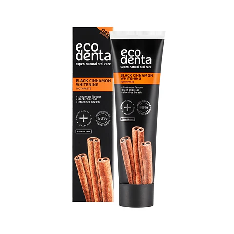 Ecodenta - Pasta dental Black Cinnamon 100ml 