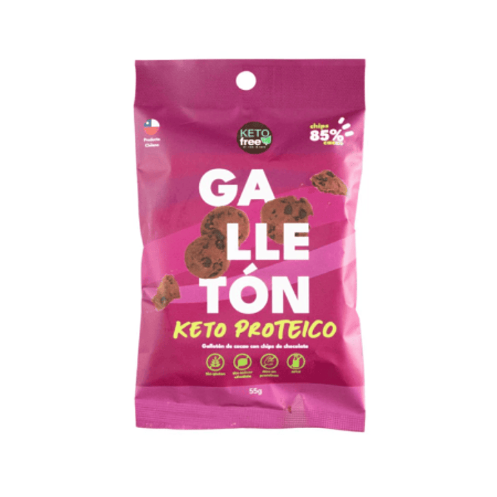 KetoFree - Galleton Keto Proteico 55g 1