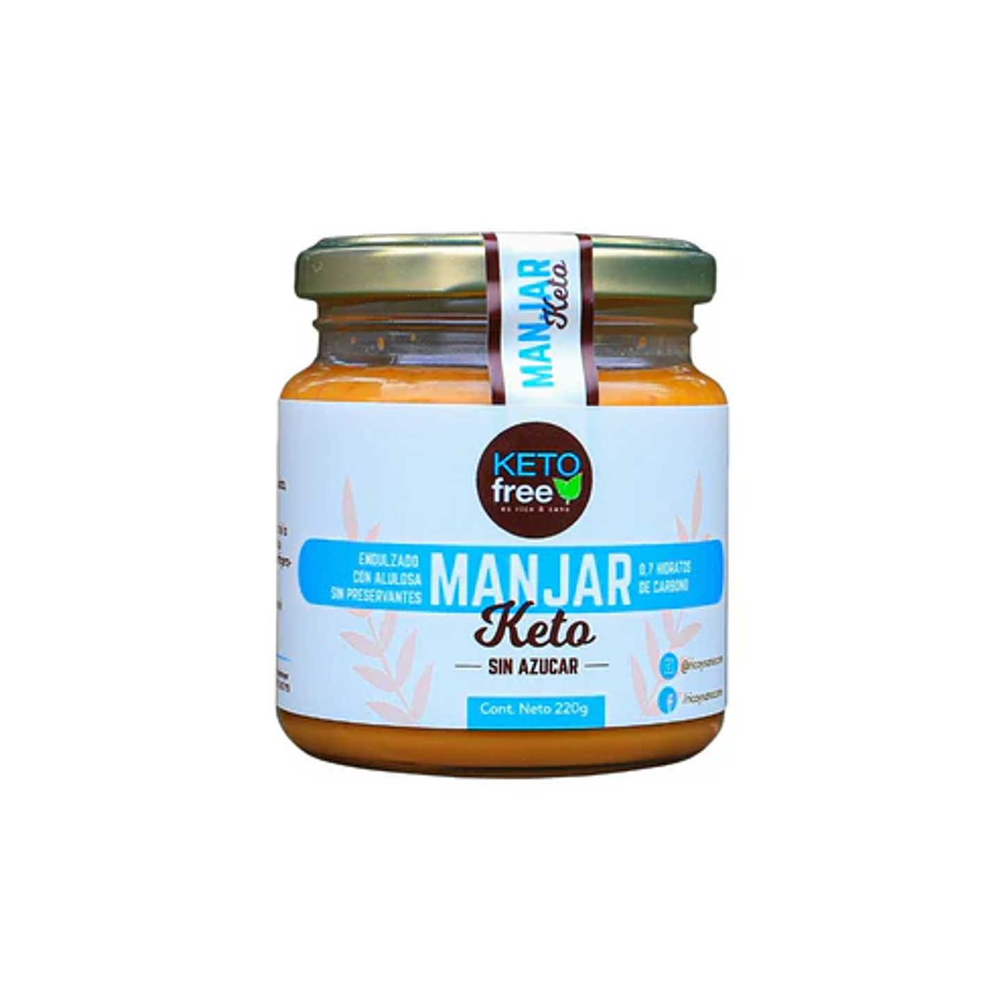 KetoFree - Manjar Keto Sin Lactosa 220gr 1