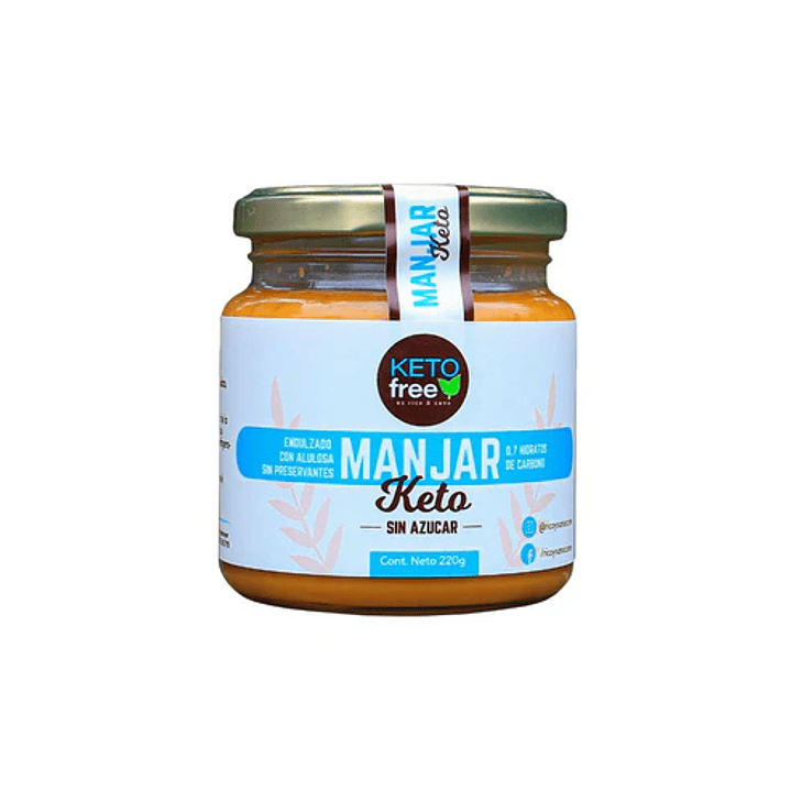 KetoFree - Manjar Keto Sin Lactosa 220gr 1