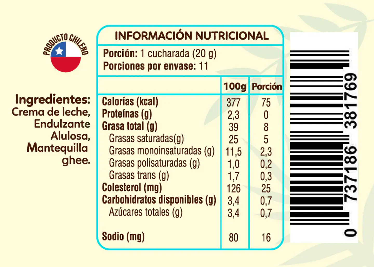KetoFree - Manjar Keto 220gr 2