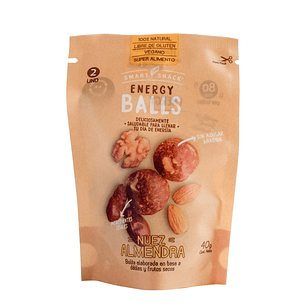 Smart Snack - Energy Balls Nuez Almendra 40g 