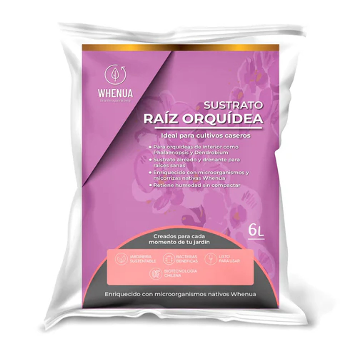 Whenua - Sustrato Premium Orquideas 6L  1