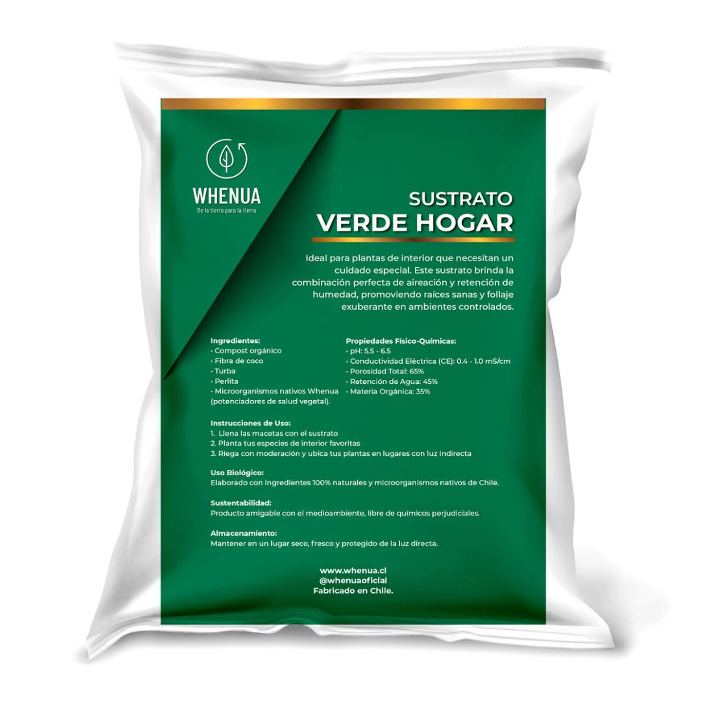 Whenua - Sustrato Verde Hogar 6L  2