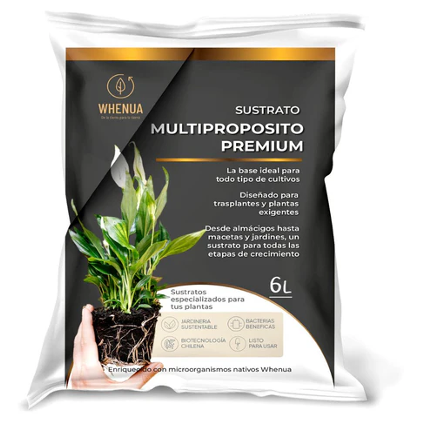 Whenua - Sustrato Multiproposito Premium 6L  1