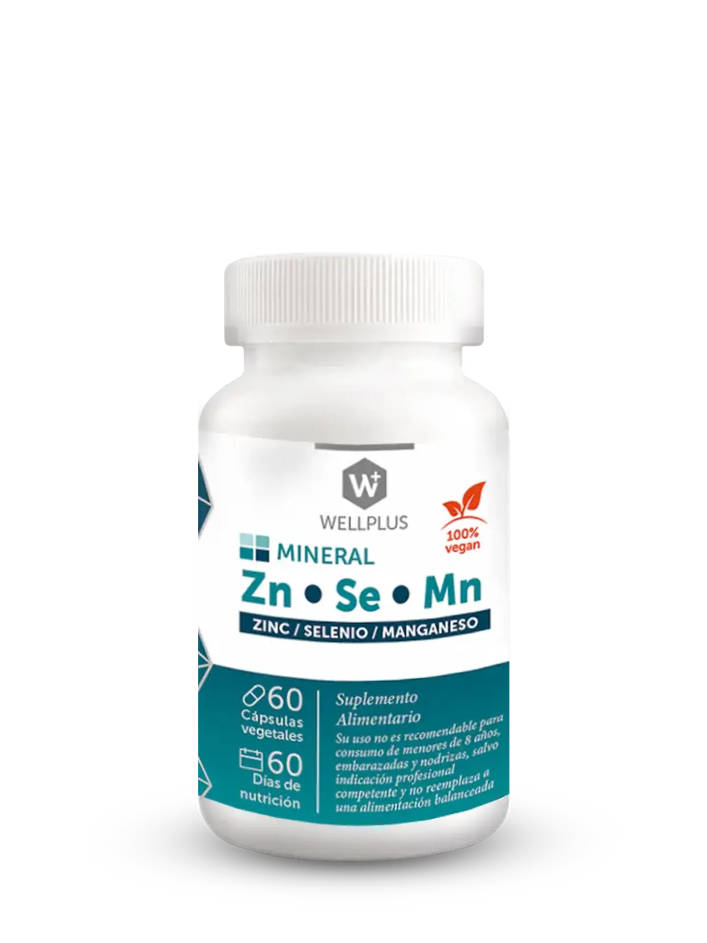 Wellplus Zn.Se.Mn 60 capsulas  1