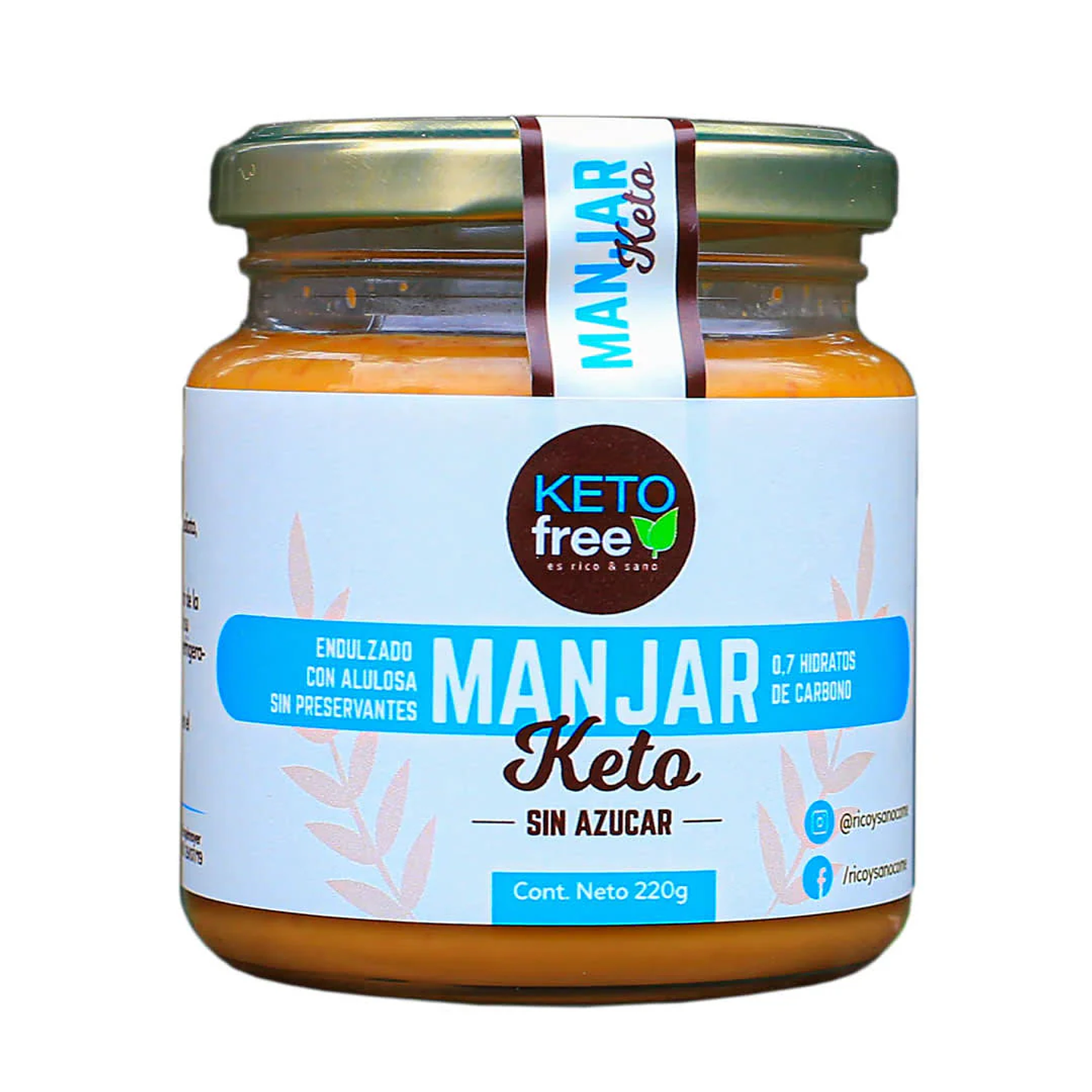 KetoFree - Manjar Keto Sin Lactosa 220gr  1