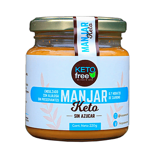 KetoFree - Manjar Keto Sin Lactosa 220gr 