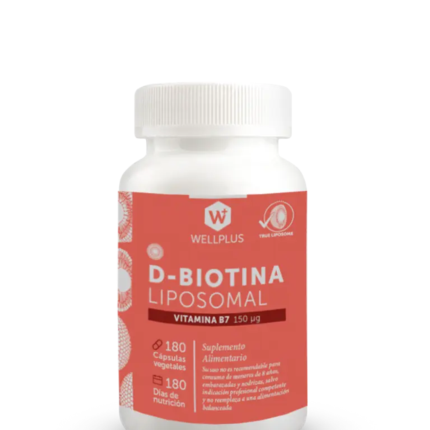 Wellplus - Biotina Liposomal 180 capsulas  1