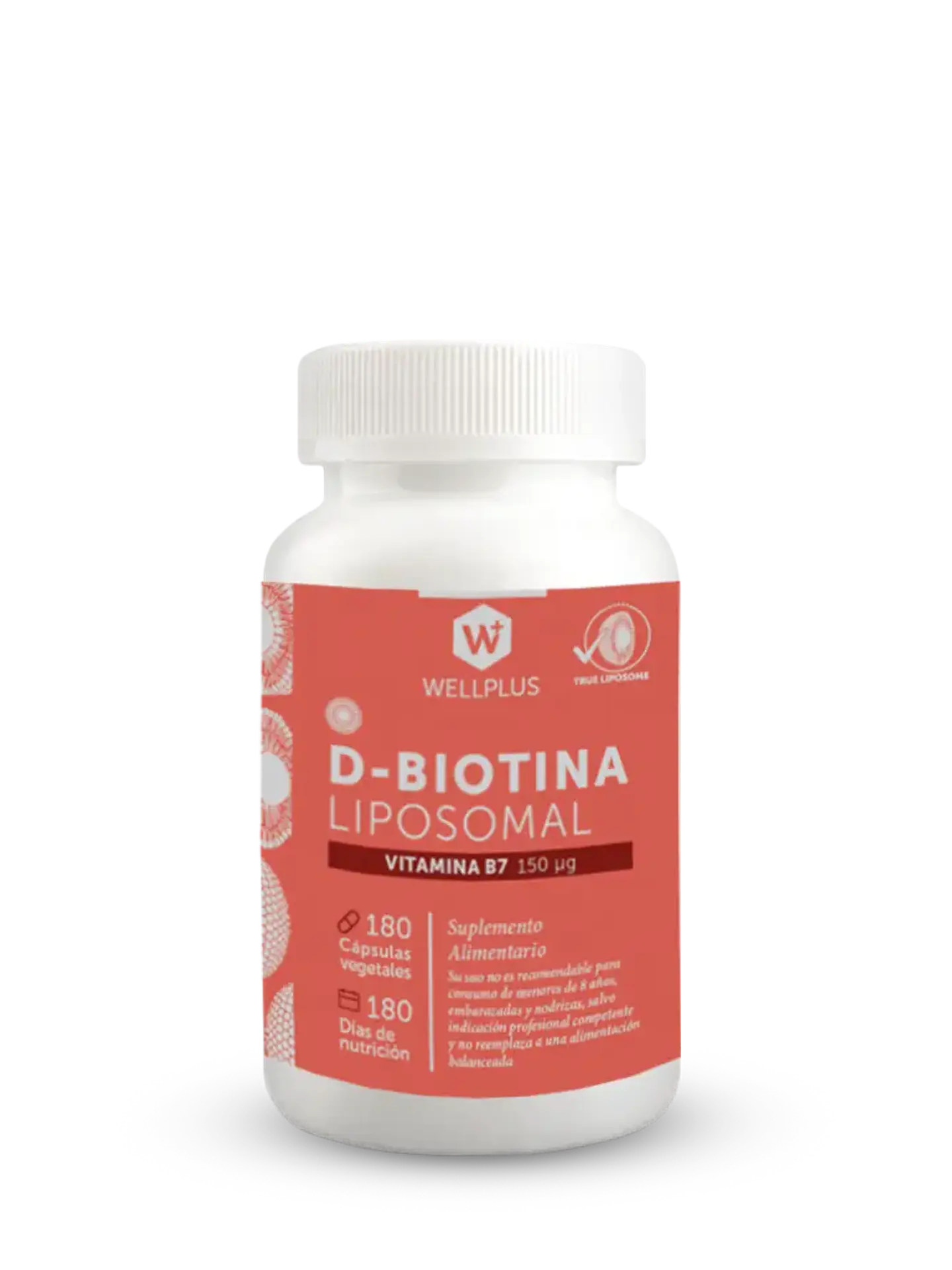 Wellplus - Biotina Liposomal 180 capsulas  1