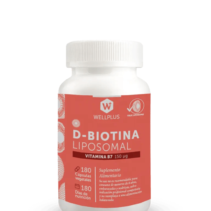 Wellplus - Biotina Liposomal 180 capsulas  1