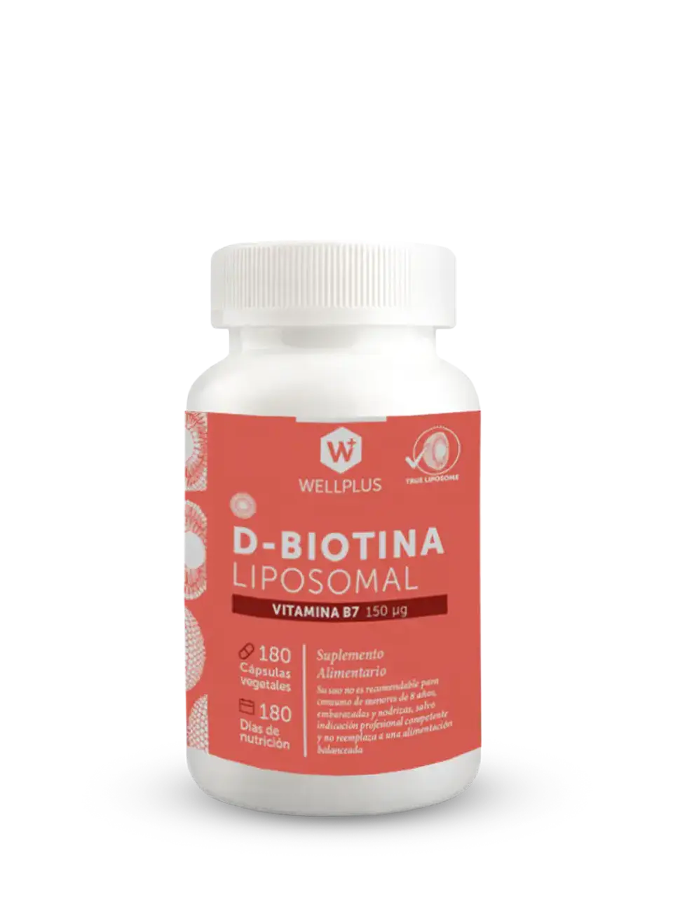 Wellplus - Biotina Liposomal 180 capsulas  1