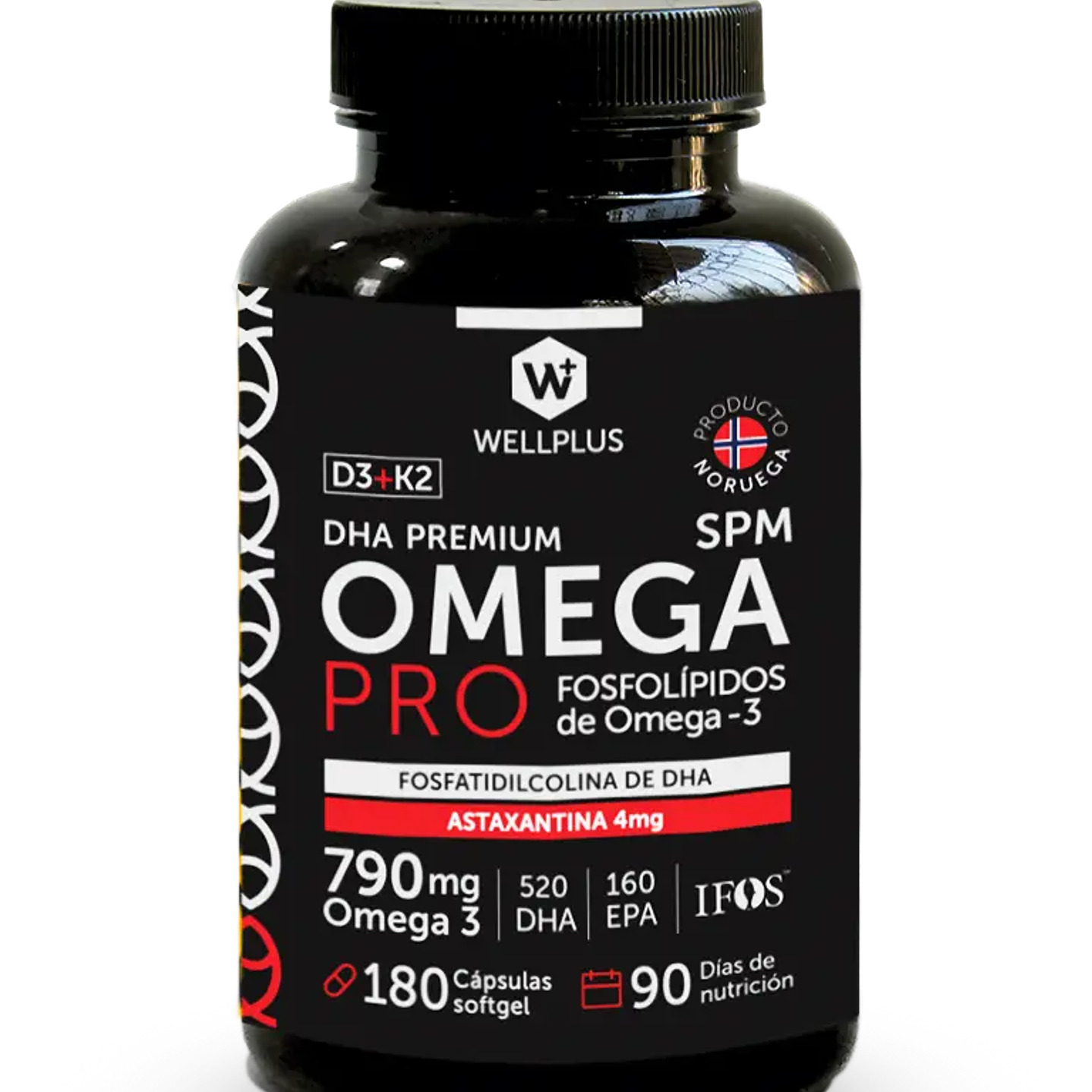 Wellplus - Omega Pro 790mg 180 capsulas  1