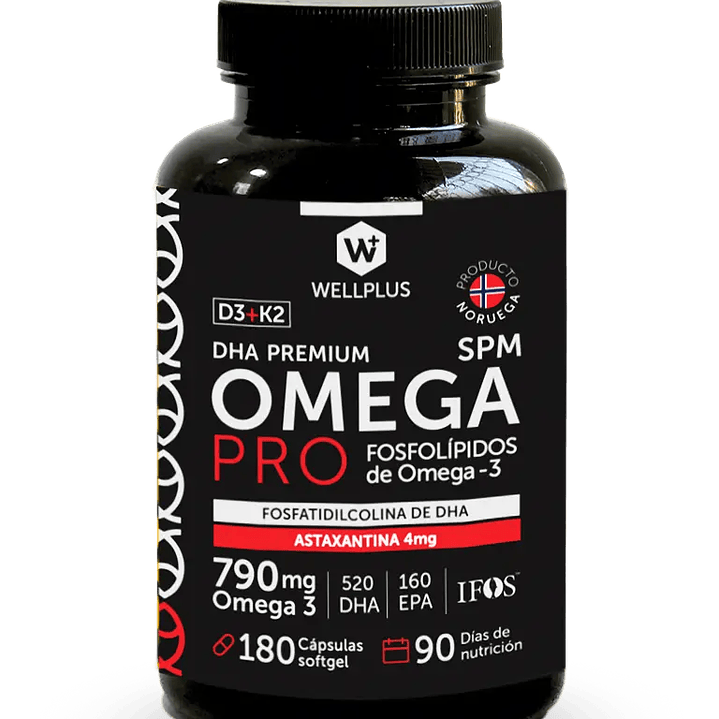 Wellplus - Omega Pro 790mg 180 capsulas  1