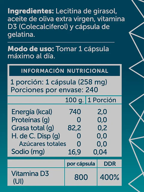 Wellplus - Vitamina D3 Plus colecalciferol 240 capsulas 