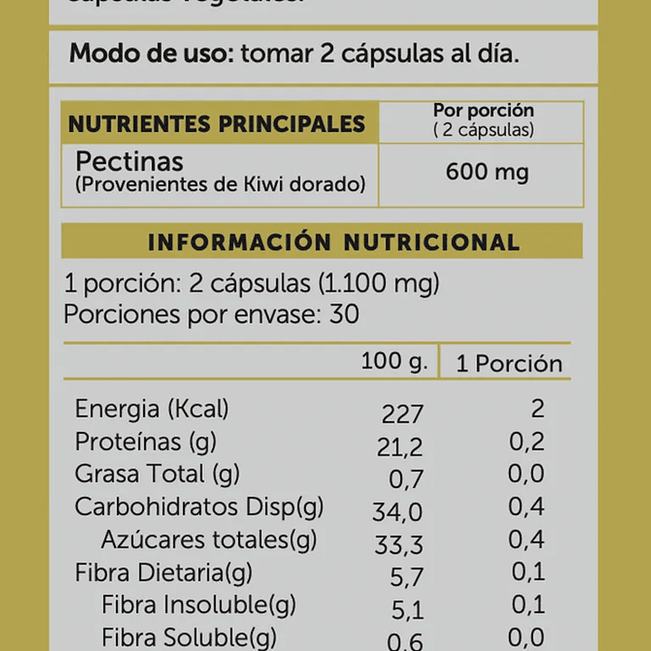 Wellplus - Prebiotic Plus N1 60 capsulas  2