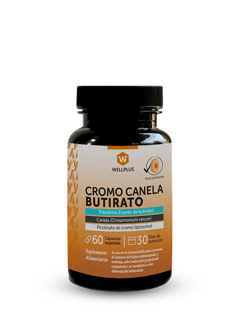 Wellplus - Cromo Canela Butirato 60 capsulas 