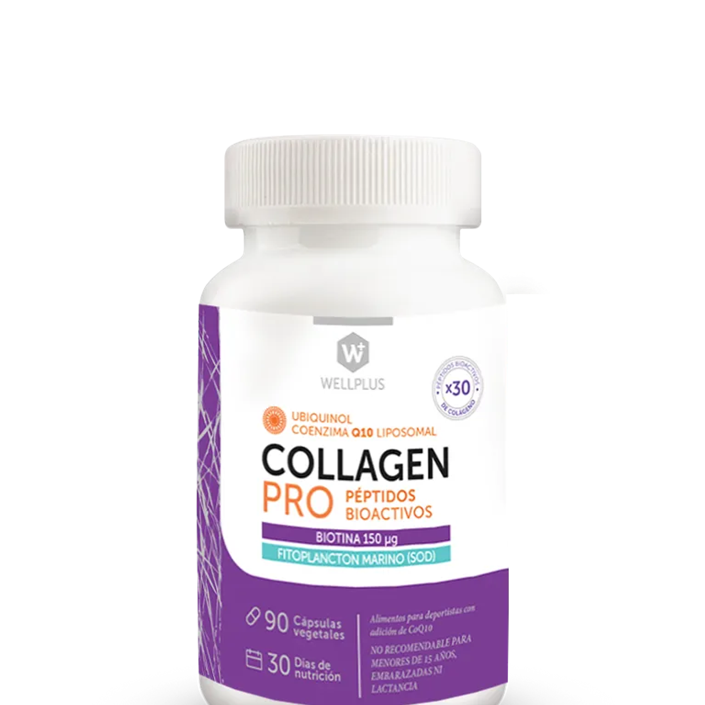Wellplus - Collagen PRO 90 capsulas  1